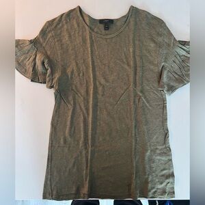 J. Crew Women's 100% linen Top. Size M